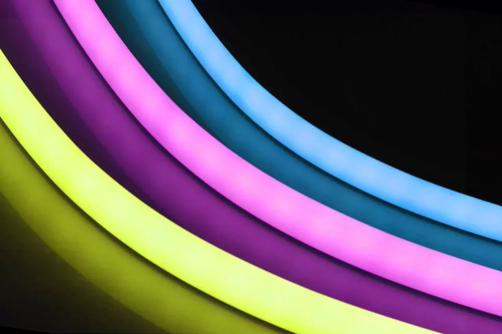 12x6mm Multicolor waterproof luces decoracion flexible 24v rgb pixel rope light neon flex led strip