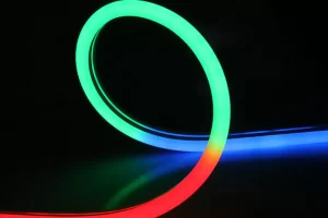 12 × 25 ミリメートル屋外建物装飾庭照明シリコーン LED ライトストリップフレックスネオン LED テープ