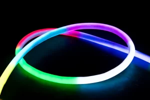 قطر مستدير 18 ملم بكسل رقمي RGB LED نيون فليكس قطر مستدير 18 ملم بكسل رقمي RGB LED نيون فليكس