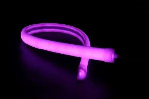 نصف دائرة 25 مم سيليكون منظر طبيعي فليكس قطاع RGB أنابيب LED أضواء النيون