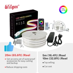 5M 10M 20M Pixel RGB Neon Flex Set With WiFi Kit 5M 10M 20M Pixel RGB Neon Flex Set With WiFi Kit