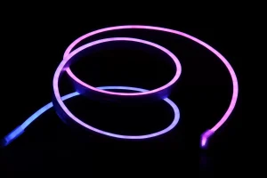 أضواء النيون LED في المدينة